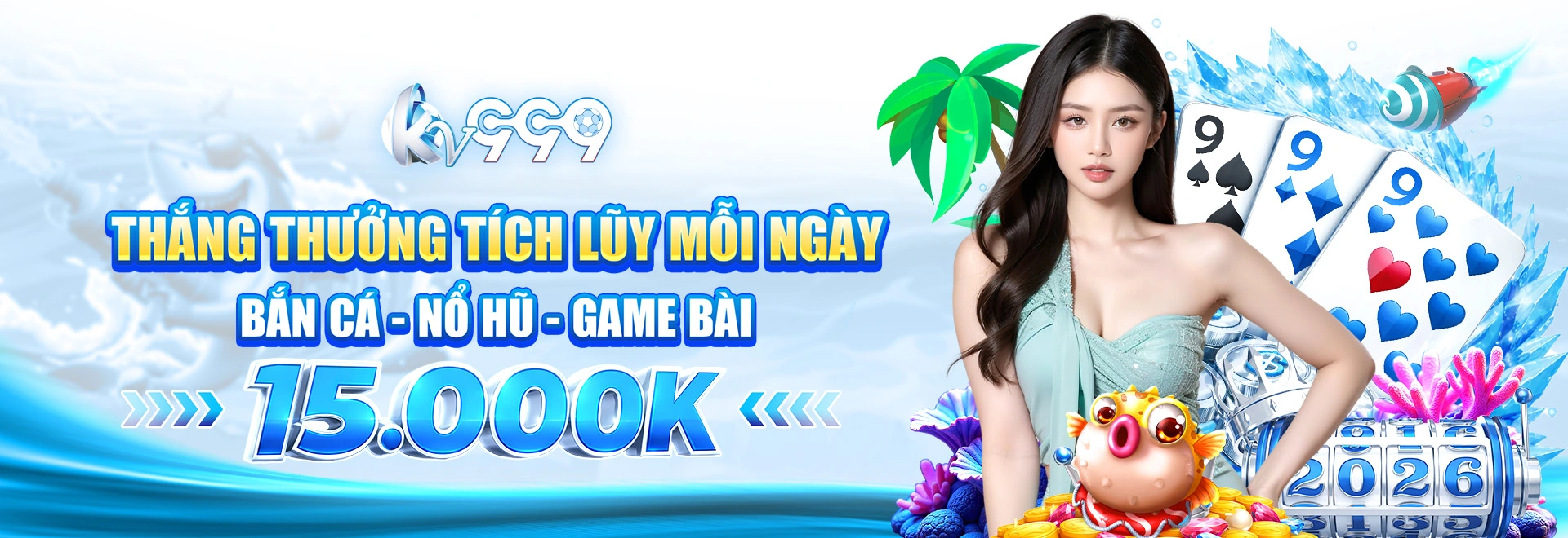 Không gian Casino Live, Slot và Nổ hũ tại Kv999